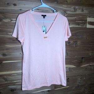Talbots NWT V-neck Coral Small